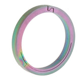 Max Titanium Ring Buckle Round Snap Hook Keychain Carabiner Clip 26mm Colorful