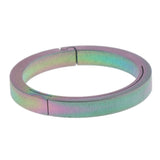 Max Titanium Ring Buckle Round Snap Hook Keychain Carabiner Clip 26mm Colorful