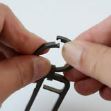 Max Titanium Ring Buckle Round Snap Hook Keychain Carabiner Clip 26mm Colorful