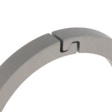 Max Titanium Ring Buckle Round Snap Hook Keychain Carabiner Clip 32mm Silver