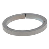 Max Titanium Ring Buckle Round Snap Hook Keychain Carabiner Clip 32mm Silver