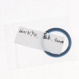 Maxbell Titanium Ring Buckle Round Snap Hook Keychain Carabiner Clip 32mm Blue