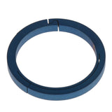 Maxbell Titanium Ring Buckle Round Snap Hook Keychain Carabiner Clip 32mm Blue