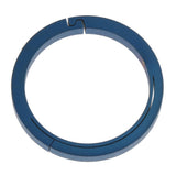 Maxbell Titanium Ring Buckle Round Snap Hook Keychain Carabiner Clip 32mm Blue
