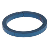 Maxbell Titanium Ring Buckle Round Snap Hook Keychain Carabiner Clip 32mm Blue