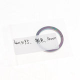 Maxbell Titanium Ring Buckle Round Snap Hook Keychain Carabiner Clip 32mm Colorful