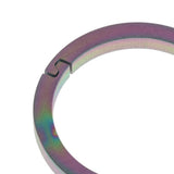 Maxbell Titanium Ring Buckle Round Snap Hook Keychain Carabiner Clip 32mm Colorful