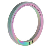 Maxbell Titanium Ring Buckle Round Snap Hook Keychain Carabiner Clip 32mm Colorful
