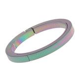 Maxbell Titanium Ring Buckle Round Snap Hook Keychain Carabiner Clip 32mm Colorful