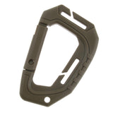 Maxbell Heavy Duty Plastic Carabiner Clip Snap Hook Spring Loaded Carabina  Gray