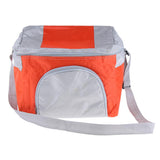 Maxbell Outdoor Thermal Insulated Picnic Lunch Cool Box Storage Bag Pouch orange