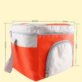 Maxbell Outdoor Thermal Insulated Picnic Lunch Cool Box Storage Bag Pouch orange