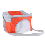 Maxbell Outdoor Thermal Insulated Picnic Lunch Cool Box Storage Bag Pouch orange