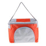 Maxbell Outdoor Thermal Insulated Picnic Lunch Cool Box Storage Bag Pouch orange