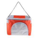 Maxbell Outdoor Thermal Insulated Picnic Lunch Cool Box Storage Bag Pouch orange