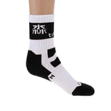 Maxbell Men Women Sports Socks Skateboard Roller Skating Breathable Socks black M