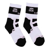 Maxbell Men Women Sports Socks Skateboard Roller Skating Breathable Socks black M