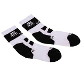 Maxbell Men Women Sports Socks Skateboard Roller Skating Breathable Socks black M