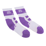 Maxbell Men Women Sports Socks Skateboard Roller Skating Breathable Socks purple M