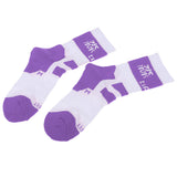 Maxbell Men Women Sports Socks Skateboard Roller Skating Breathable Socks purple M