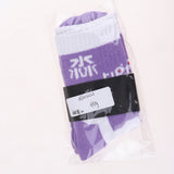 Maxbell Men Women Sports Socks Skateboard Roller Skating Breathable Socks purple M