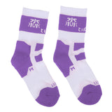 Maxbell Men Women Sports Socks Skateboard Roller Skating Breathable Socks purple M