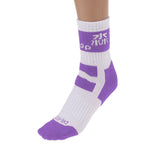 Maxbell Men Women Sports Socks Skateboard Roller Skating Breathable Socks purple M