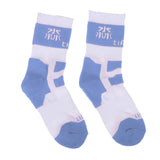 Maxbell Men Women Sports Socks Skateboard Roller Skating Breathable Socks blue L