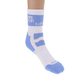 Maxbell Men Women Sports Socks Skateboard Roller Skating Breathable Socks blue L