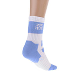 Maxbell Men Women Sports Socks Skateboard Roller Skating Breathable Socks blue L