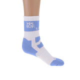 Maxbell Men Women Sports Socks Skateboard Roller Skating Breathable Socks blue L