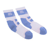 Maxbell Men Women Sports Socks Skateboard Roller Skating Breathable Socks blue L