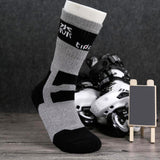 Maxbell Men Women Sports Socks Skateboard Roller Skating Breathable Socks gray S