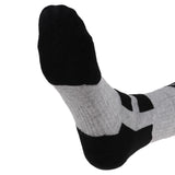 Maxbell Men Women Sports Socks Skateboard Roller Skating Breathable Socks gray S