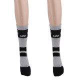 Maxbell Men Women Sports Socks Skateboard Roller Skating Breathable Socks gray S