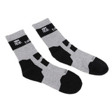 Maxbell Men Women Sports Socks Skateboard Roller Skating Breathable Socks gray L