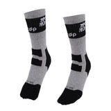 Maxbell Men Women Sports Socks Skateboard Roller Skating Breathable Socks gray L