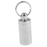 Maxbell Waterproof Titanium Pocket Pill Box Capsule Tablet Organizer Single Layer