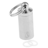 Maxbell Waterproof Titanium Pocket Pill Box Capsule Tablet Organizer Single Layer