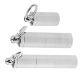 Maxbell Waterproof Titanium Pocket Pill Box Capsule Tablet Organizer Single Layer