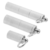 Maxbell Waterproof Titanium Pocket Pill Box Capsule Tablet Organizer Single Layer
