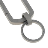 Maxbell Titanium Alloy Key Chain Ring Carabiner Hook Belt Buckle Outdoor Tools 26mm