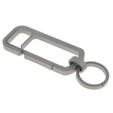 Maxbell Titanium Alloy Key Chain Ring Carabiner Hook Belt Buckle Outdoor Tools 26mm