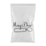 Maxbell Titanium Alloy Key Chain Ring Carabiner Hook Belt Buckle Outdoor Tools 28mm