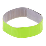 Maxbell Outdoor Sports Reflective Wristband Armband Leg Strap Fluorescent yellow