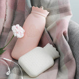 Maxbell Multipurpose Hot Water Bottle Foot Hand Warmer Heating Ice Compress L Gray
