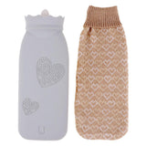 Maxbell Multipurpose Hot Water Bottle Foot Hand Warmer Heating Ice Compress L Gray