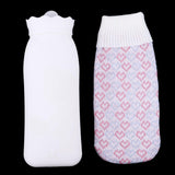 Maxbell Multipurpose Hot Water Bottle Foot Hand Warmer Heating Ice Compress L Creamy-White