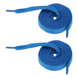 Maxbell 1 Pair Roller Inline Skate Shoelaces Skating Skates String Shoe Laces Blue