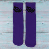 Maxbell Child Cotton Warm Socks Stockings for Winter Ski Snow Roller Skating Purple